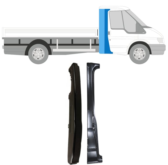 Reparatiepaneel stijl voor Ford Transit 2000-2013 / Rechts / Set