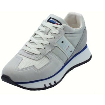 Blauer Grigio Polyurethaan Heren Sneaker