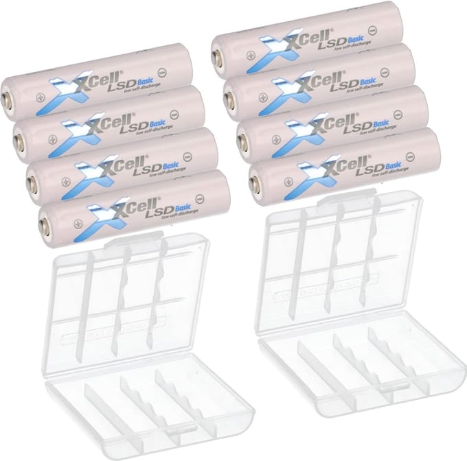 Oplaadbare Batterijen Set - Micro Accu's - Apparaten Voeden - Low Self Discharge - AAA 800 mAh