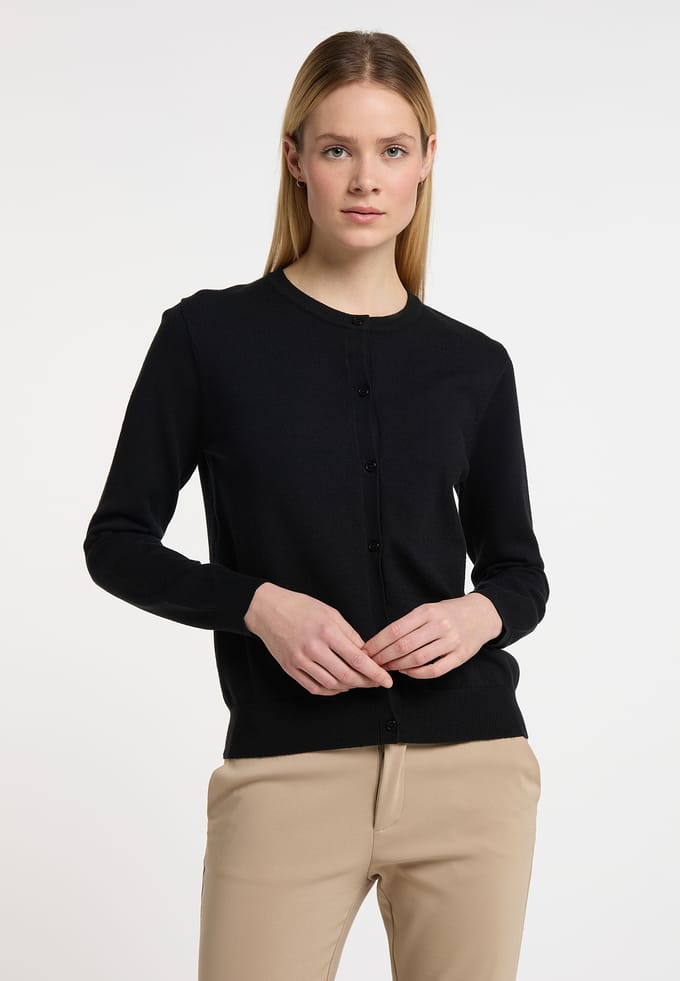 Dreimaster Vest Dames zwart