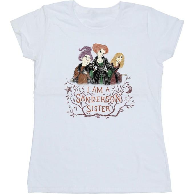 Disney Dames/Dames Hocus Pocus Sanderson Zus Katoenen T-Shirt (Wit)
