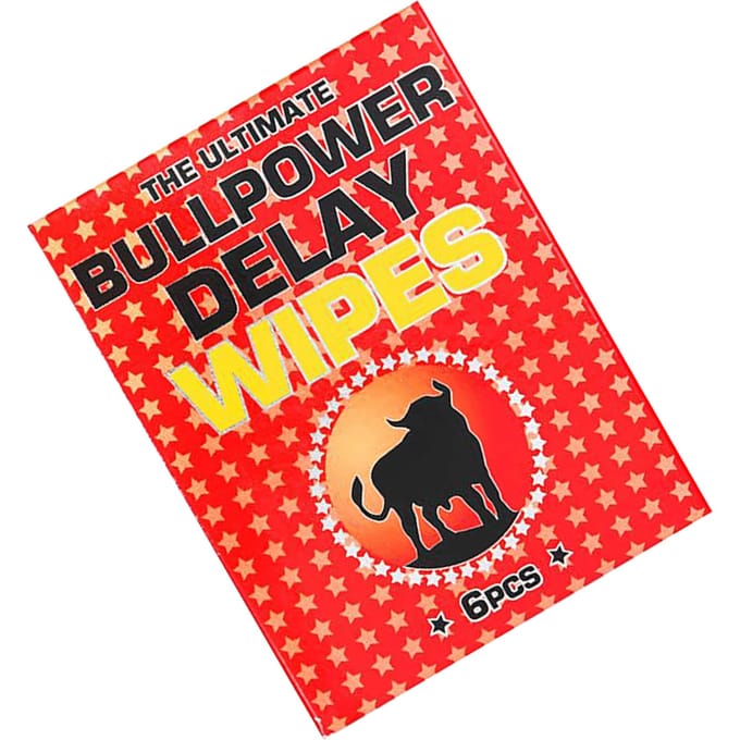 Bull Power Delay Wipes Sachets 6x2ml