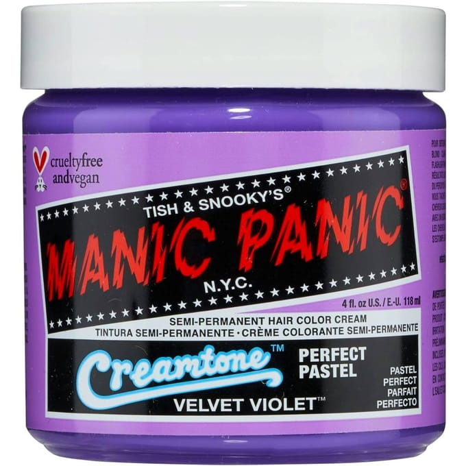Manic Panic Creamtone Perfect Pastel Velvet Violet Haarkleuring Unisex 118 ml
