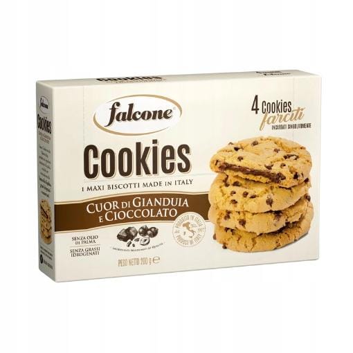 Shortbreadkoekjes met chocoladevulling Falcone Cookies Gianduia 200g