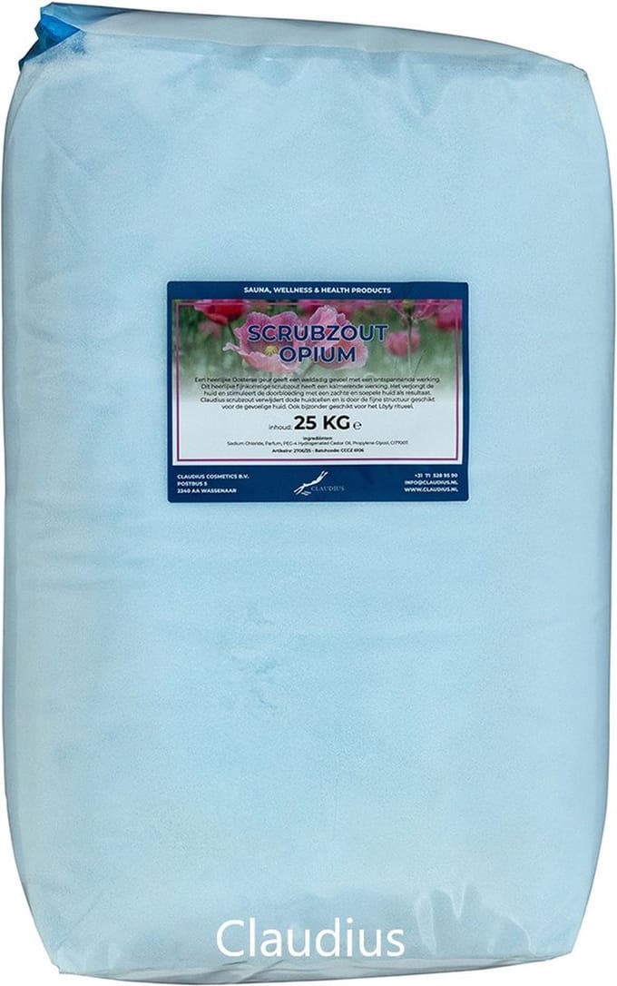 Scrubzout Opium - 25 KG - Hydraterende Lichaamsscrub