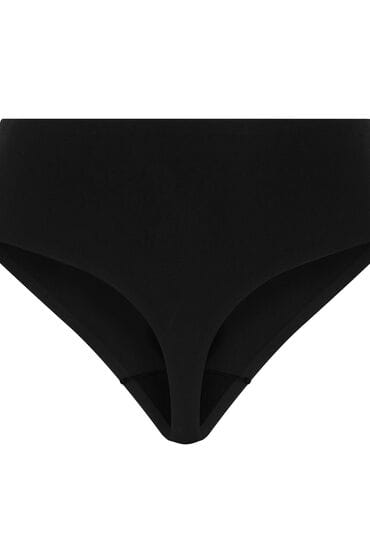 Hunkemöller Dames Lingerie String Smooth - Zwart - maat M