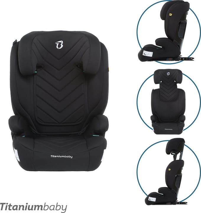Titaniumbaby Autostoel Vidar Met Isofix I-Size (R129) Zwart
