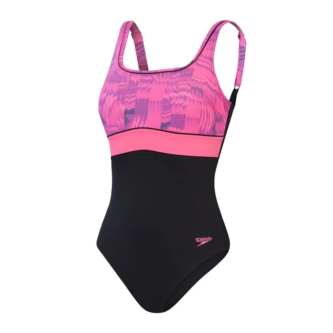 Speedo ECO Shaping Contour Eclipse Printed Badpak Vrouwen