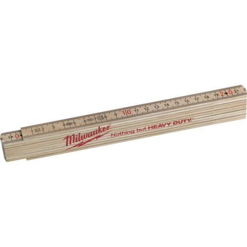Milwaukee dunne houten duimstok 2m