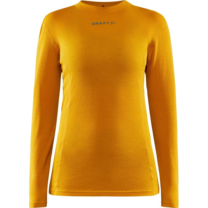 Craft Pro Wool Extreme X Lange Mouwen Basislaag Geel L Vrouw