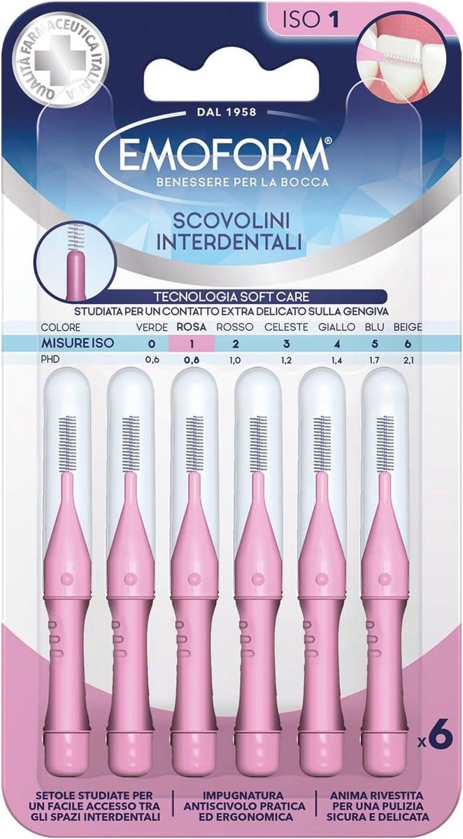 Interdentale borstels met SoftCare-technologie - 6 stuks voor optimale mondhygiëne