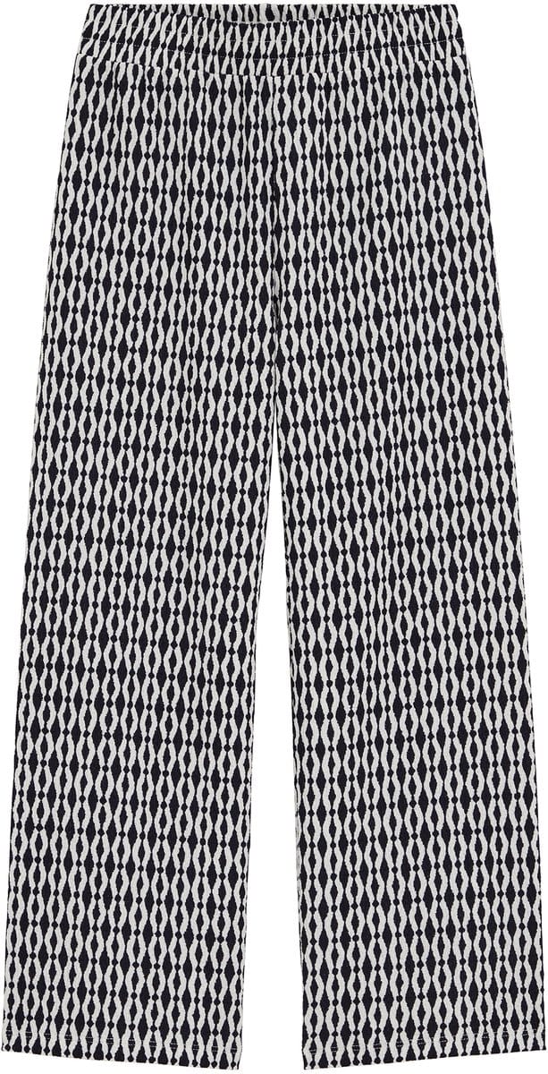 WE Fashion Meisjes wide leg broek met streep