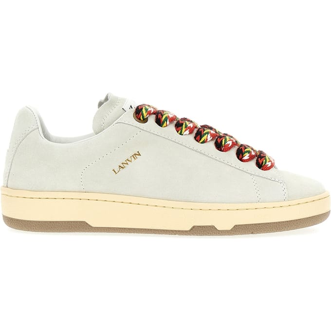 Lanvin Witte Kalfskin Sneakers