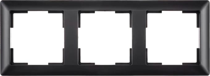EMhub afdekraam 3-voudig - Vivo55 mat zwart (4090045)