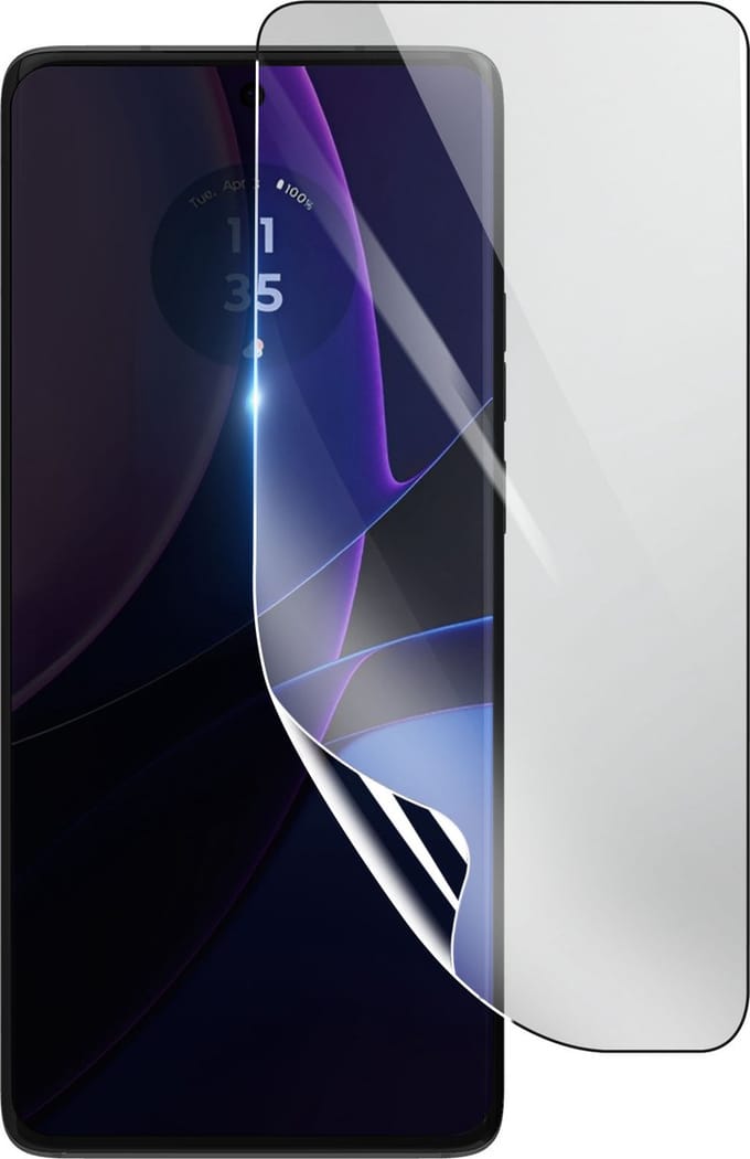 3mk, Geschikt voor Motorola Edge 40, Schokbestendige Hydrogel Screenprotector, Transparant