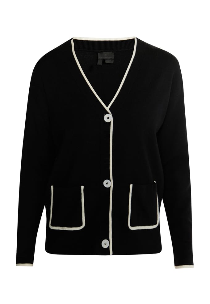 Dreimaster Vest Dames zwart en wit