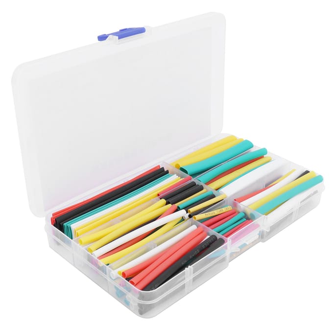 140 Stuks Krimpkous Isolatie Bescherming Krimpbare Connector Kit 5 Kleuren Combinatie