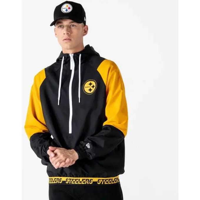 Pull-on windjack voor heren Nfl Windbreaker Pitste originele teamkleuren