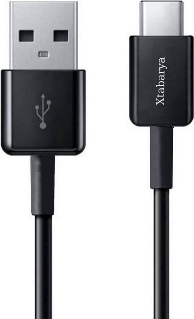 datakabel Xtabarya geschikt voor Samsung - oplaadkabel - USB-C - 2m - Zwart