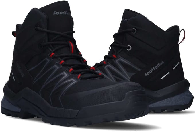 Footfellas werkschoenen S3S Zwart Jordan hoog