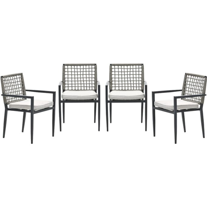 Garden Impressions Florance tuinstoelen set van 4 stapelbaar