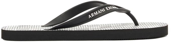 Armani Exchange Xuq002_xv676 Slippers Zwart EU 40 Man