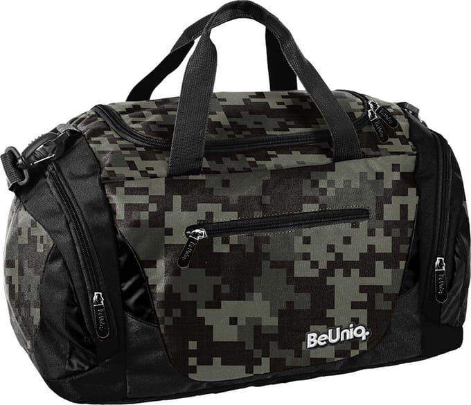 BeUniq Sporttas, Camouflage - 44 x 23 x 22 cm - Polyester