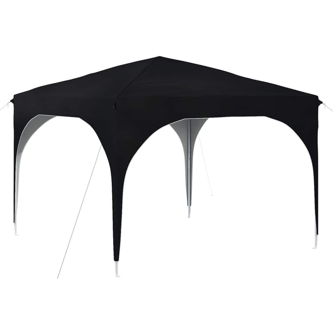 vidaXL - Pop-up - Feesttent - 290 - x - 290 - x - 245 - cm - Antraciet