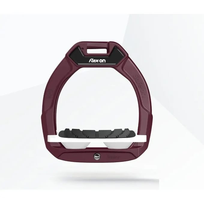 Veiligheidseisen voor rijhulpstukken Ingelijnd Grip Bordeaux/Wit/Wit kind Flex-On Safe-On