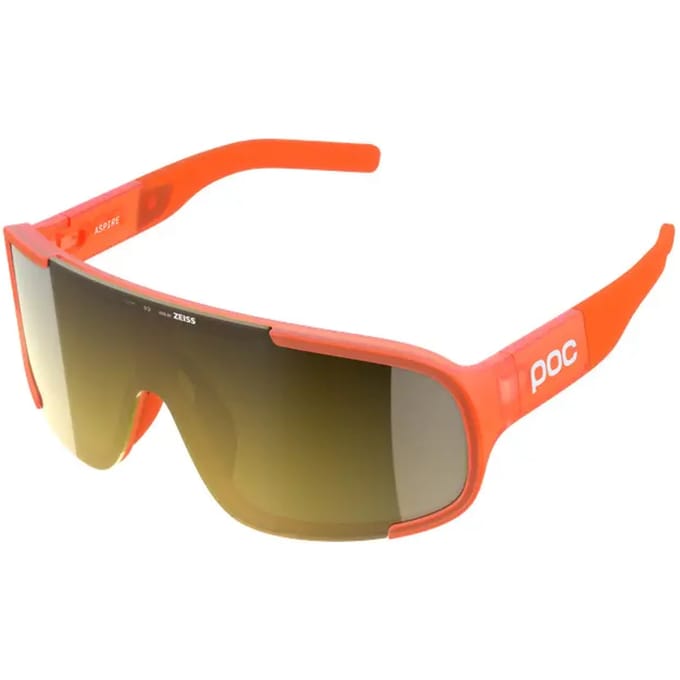 POC Aspire, zonnebril, fluorescent orange translucent