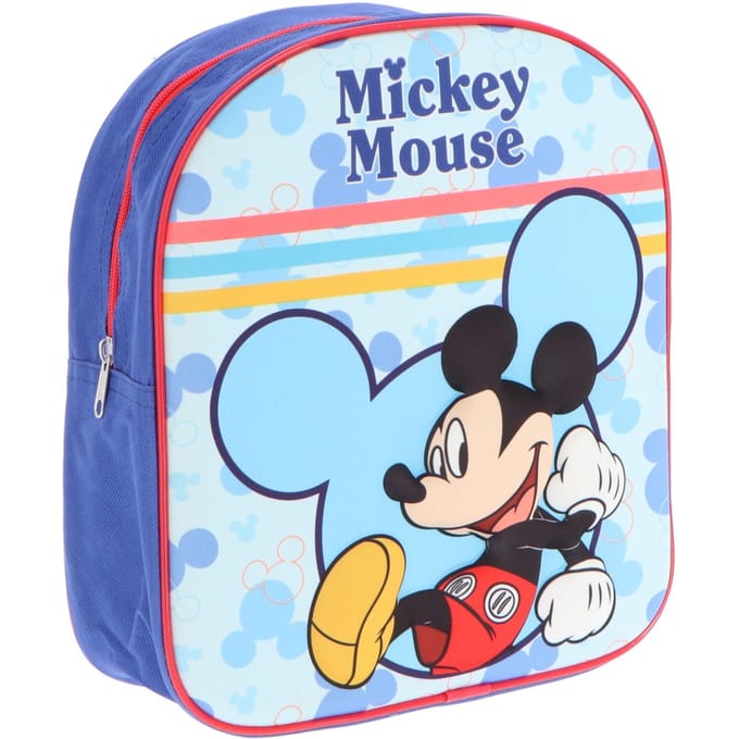Mickey Mouse 3D Rugzak - Schooltas - Polyester - Blauw - Rugzak kind
