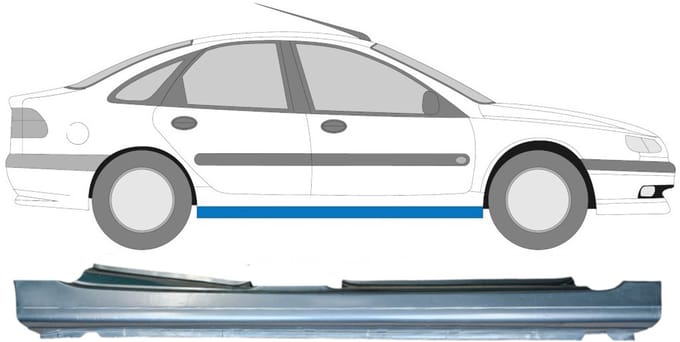 Volledige dorpel voor Renault Laguna I 1994-2001 / Rechts