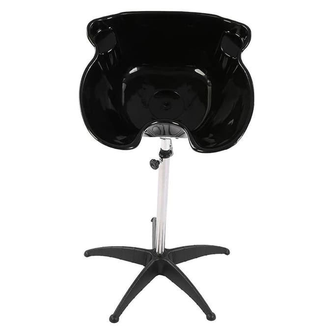 Draagbaar Salon Haarbekken Kapper Achterwas RVS Shampoo Haarbehandeling wit