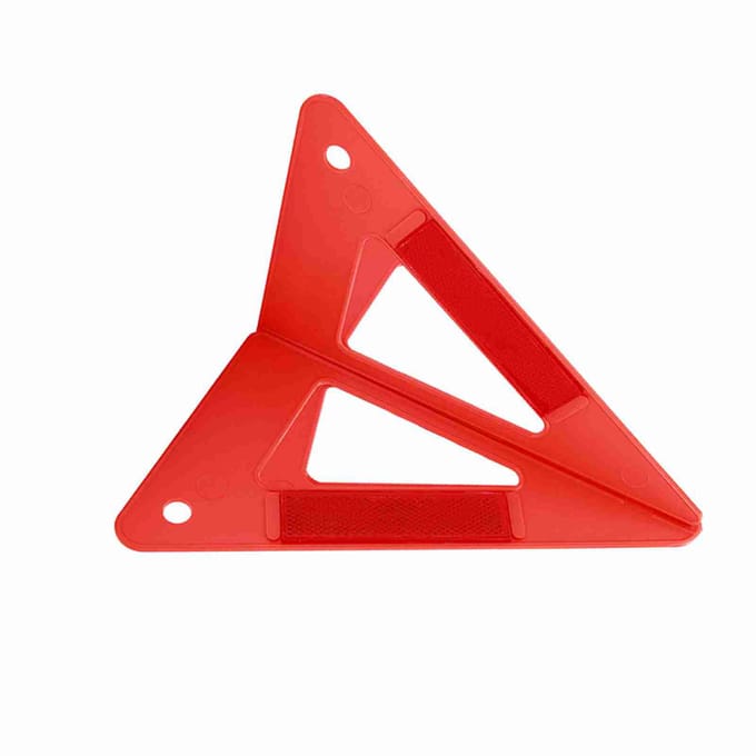 Panneau d'arrêt de sécurité réfléchissant portable pour panne de voiture red