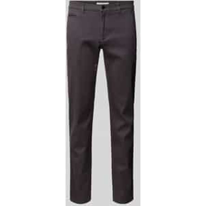 Slim fit chino met Franse steekzakken, model 'Fabio'