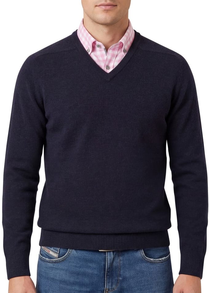 William Lockie trui donkerblauw