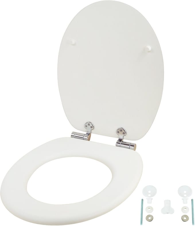Wc bril softclose - 37,5 x 43,5 cm - tot 150 kg - wit