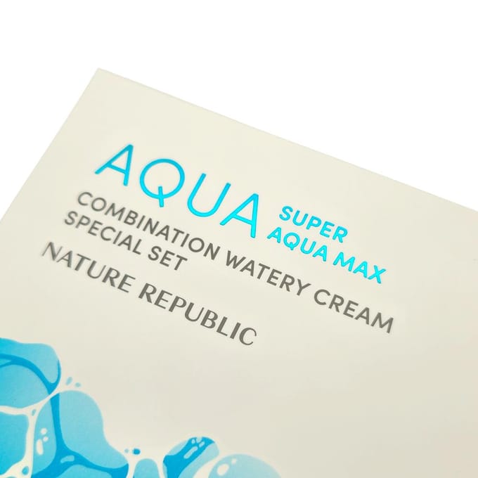 Nature Republic Super Aqua Max Combination Watery Cream Speciale Set blue