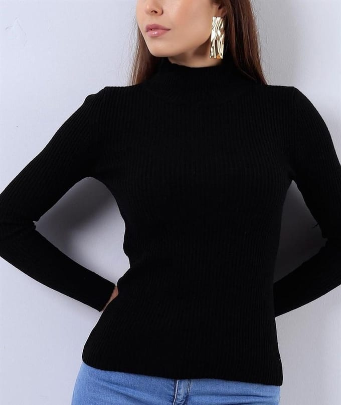 Luxueuze  Dames Coltrui - Zwart - S/M