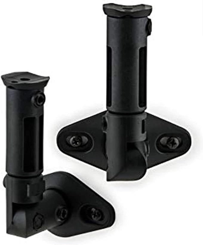 Luidsprekerbeugel - Speaker Mount - Ruimte Besparen - Volledige Bewegingsvrijheid - Max 5kg - Zwart