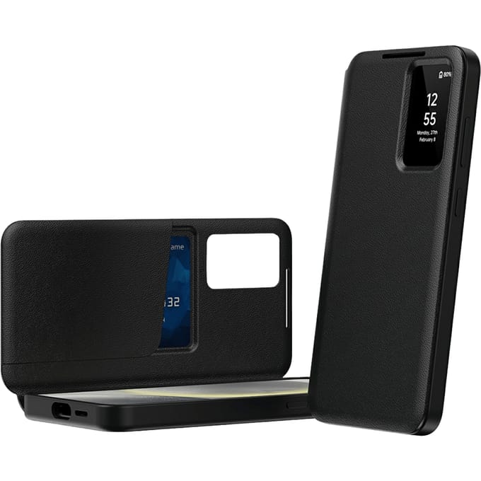CaseBody Samsung Galaxy S26 Ultra Smart Cover Zwart