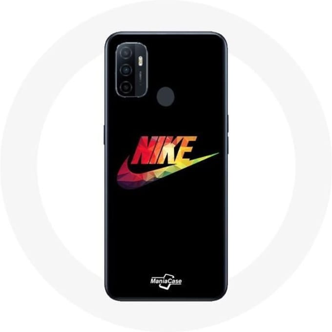 Coque - Maniacase - Oppo A53 - Nike Logo - Couleur Noir - Coque Rigide noir