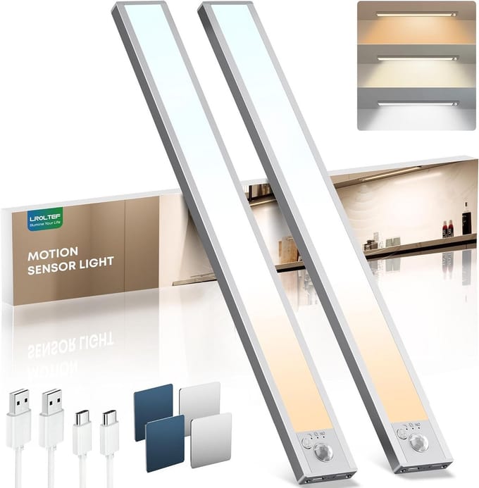 Oplaadbare LED Keukenverlichting met Bewegingssensor - Dimbaar en 3 Kleurtemperaturen