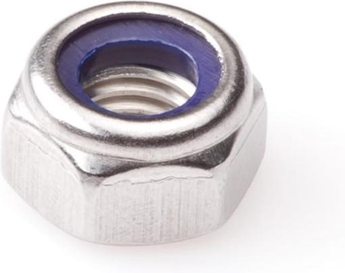 Borgmoer - DIN985 - M14 - RVS ( 25 stuks)
