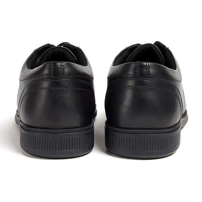 Pod Hornet Leren Zwarte Schoenen Voor Jongens