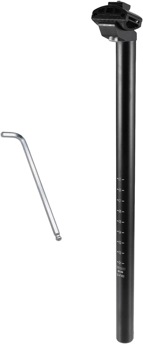 Zadelpen Fiets 25.4 mm Diameter - Aluminium 450 mm