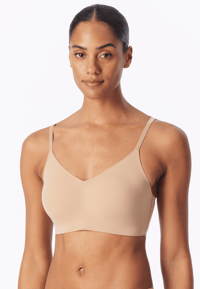 Bustier van microvezelstof met uitneembare pads, kleur maple - Invisible Soft 36
