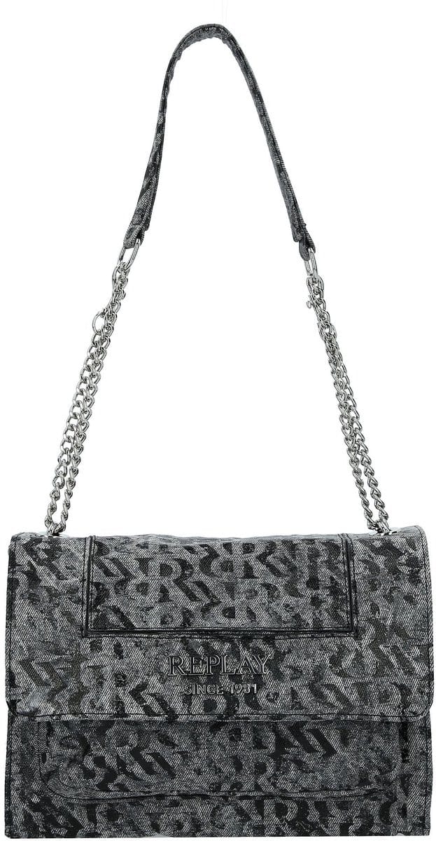 Replay Schoudertas 25.5 cm - Dames - washed black