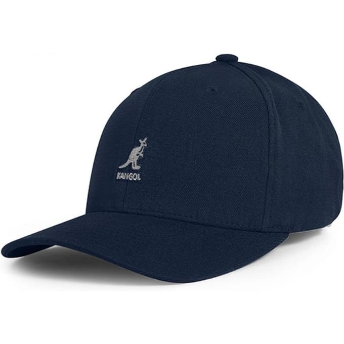 Casquette de baseball Kangol 8650bc Bleu foncé Flexfit Laine 8650BC DK BLUE (S) gray