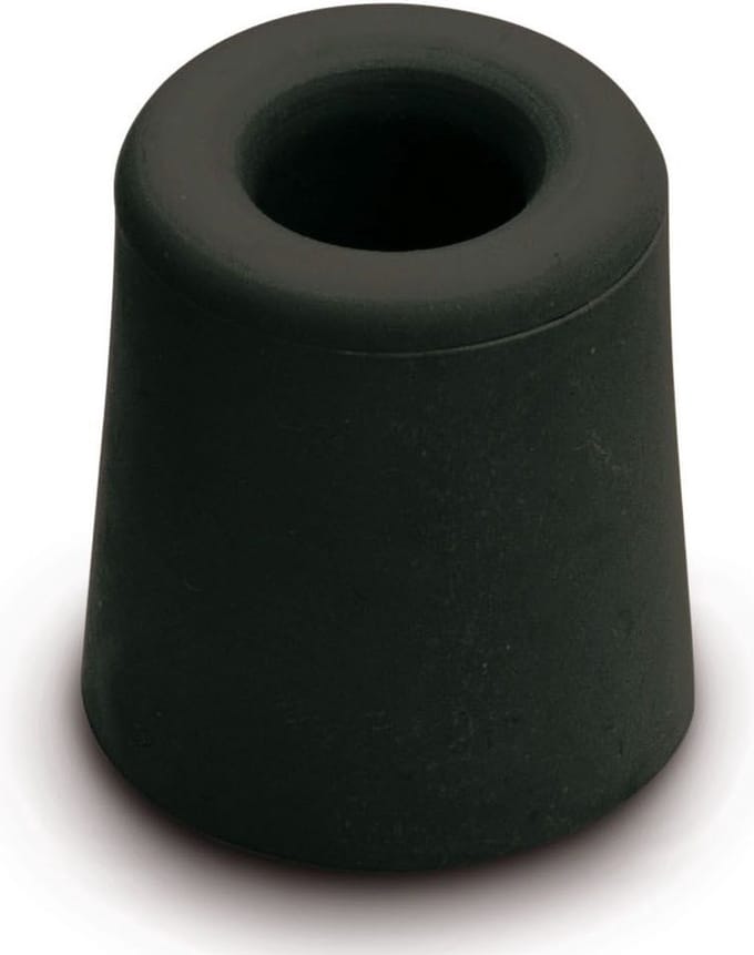Deurbuffer ø40x73mm Zwart Rubber